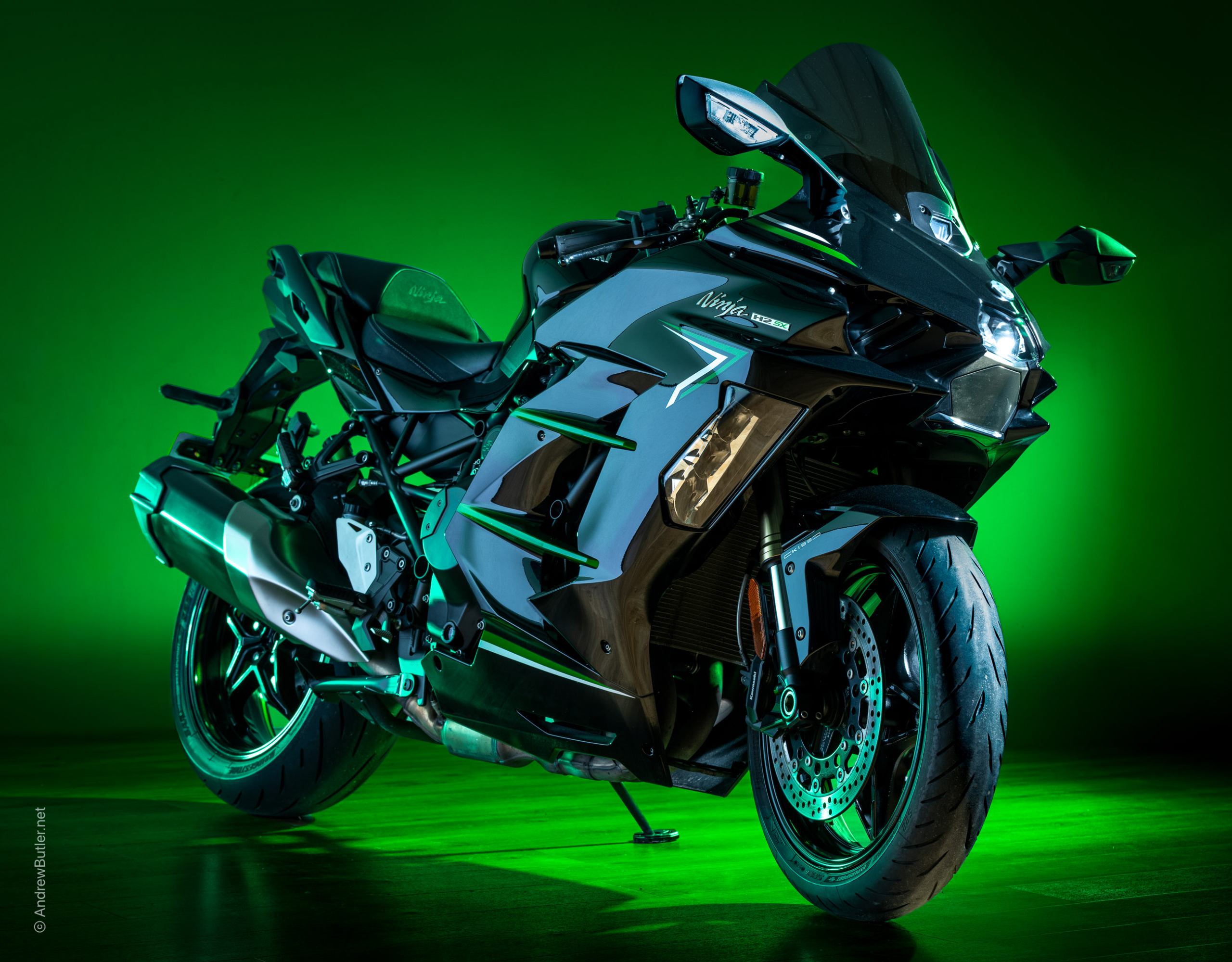 Andrew Butler - Commercial Motorbike Photographer Kawasaki at GT Motorcycles - Plymouth